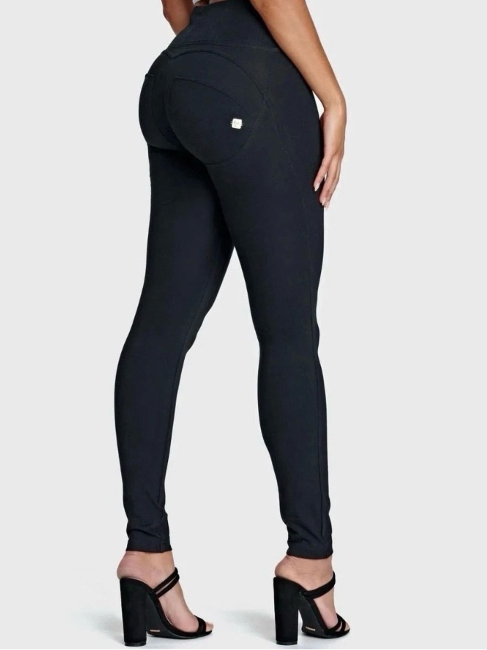 Freddy WR.UP zip front‎ butt lifting leggings sculpting cotton high waist L/US 8